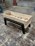 Art deco legged planter